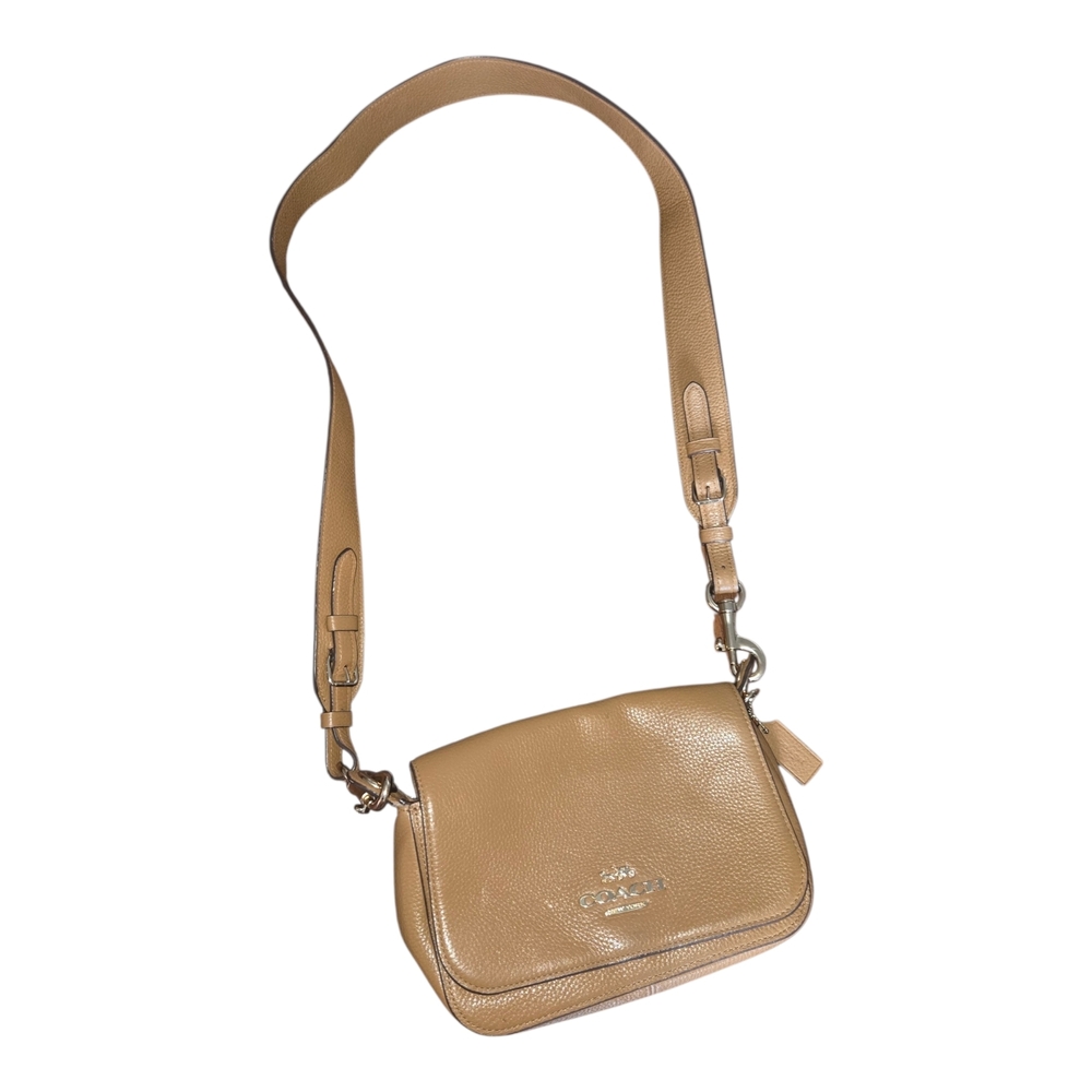 Coach Small Jes Messenger Crossbody Bag in Tan